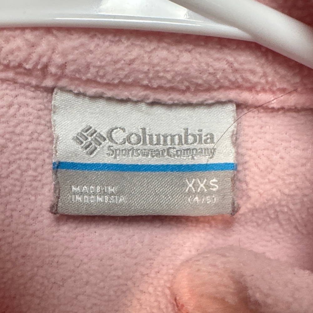 Columbia Light Pink Fleece Jacket OPP33 - Picture 4 of 4